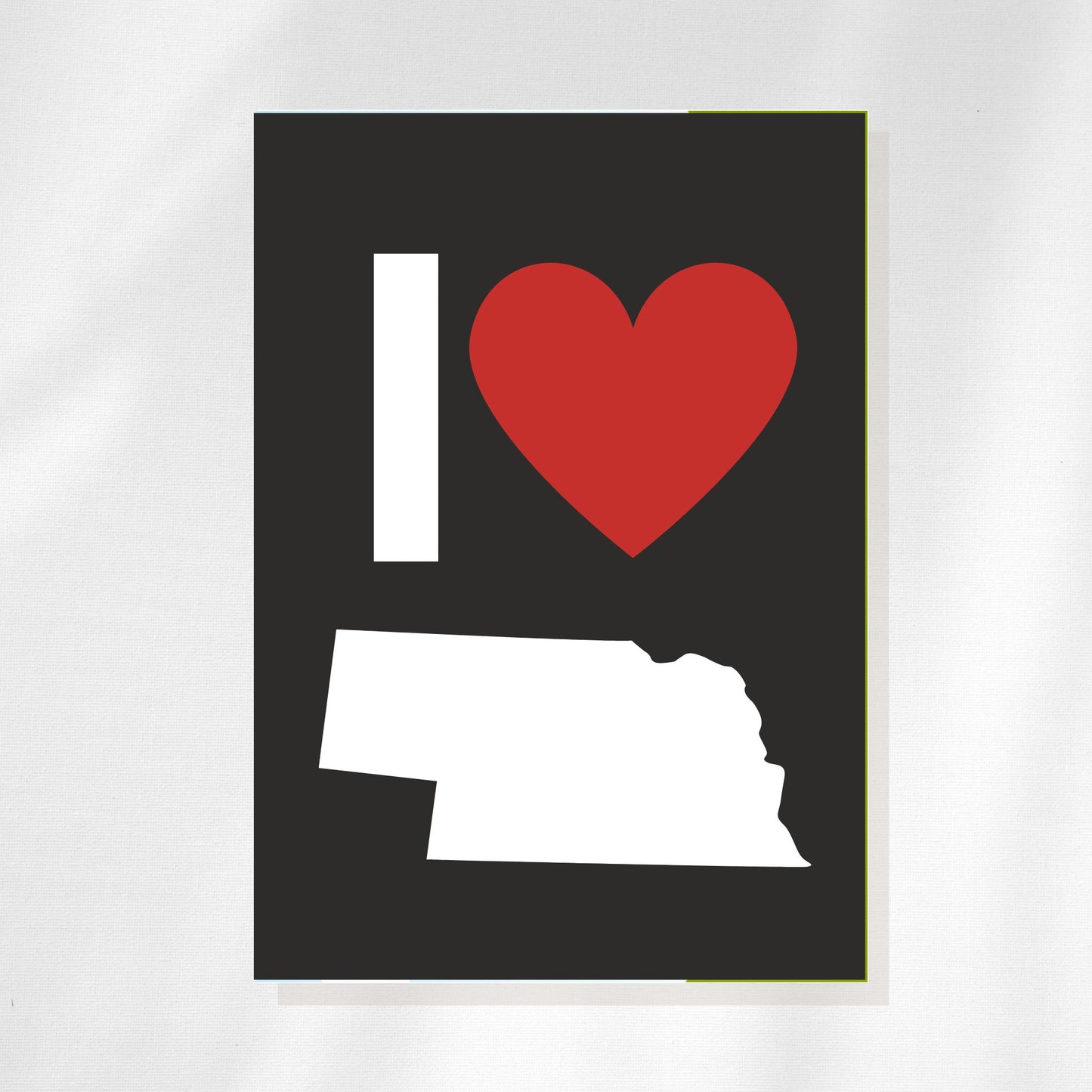 I ❤️ Nebraska Magnet – 2x3 Inch
