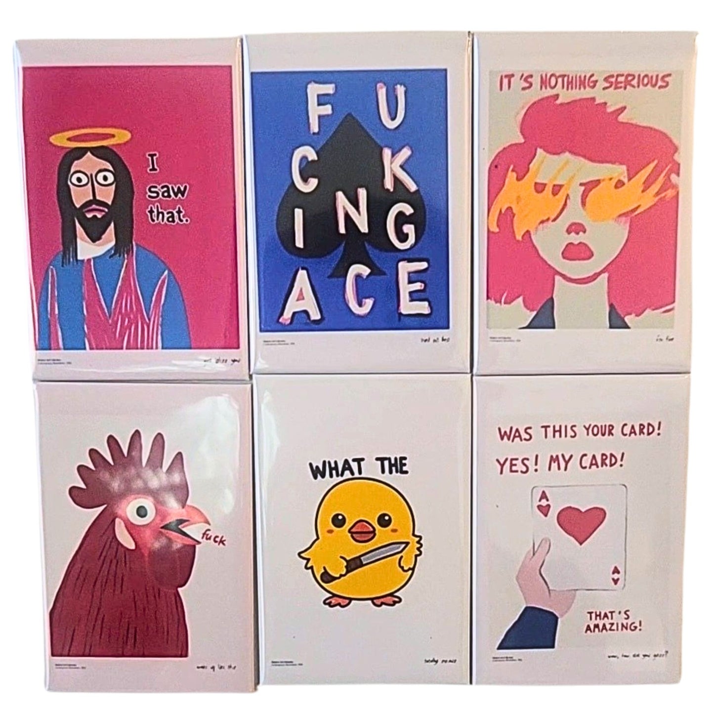 Sassy Humor Refrigerator Magnets - Set of 6
