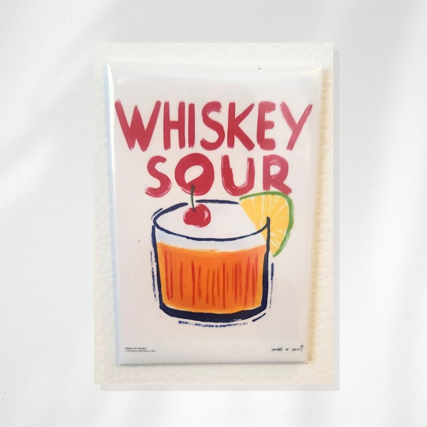 Whiskey Sour - 2x3 Inch Magnet