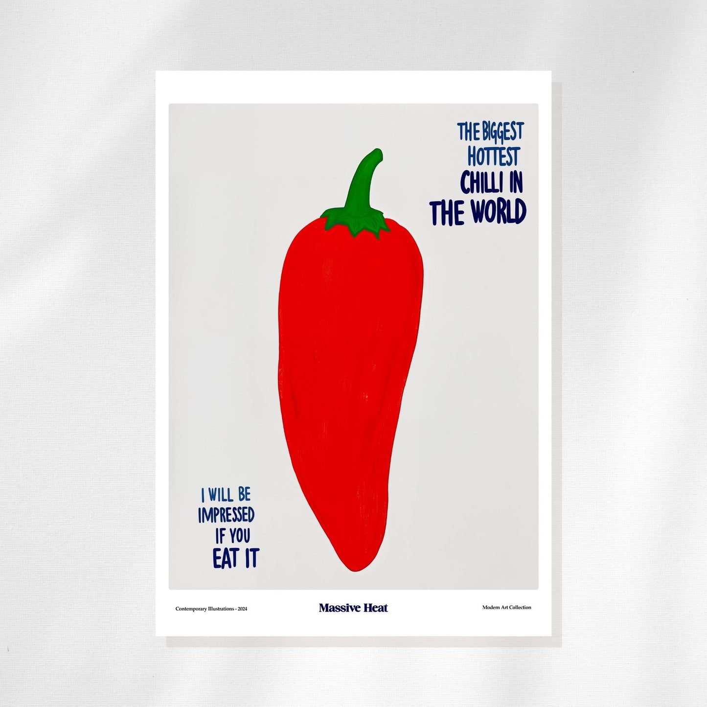 The Hottest Chilli Refrigerator Magnet