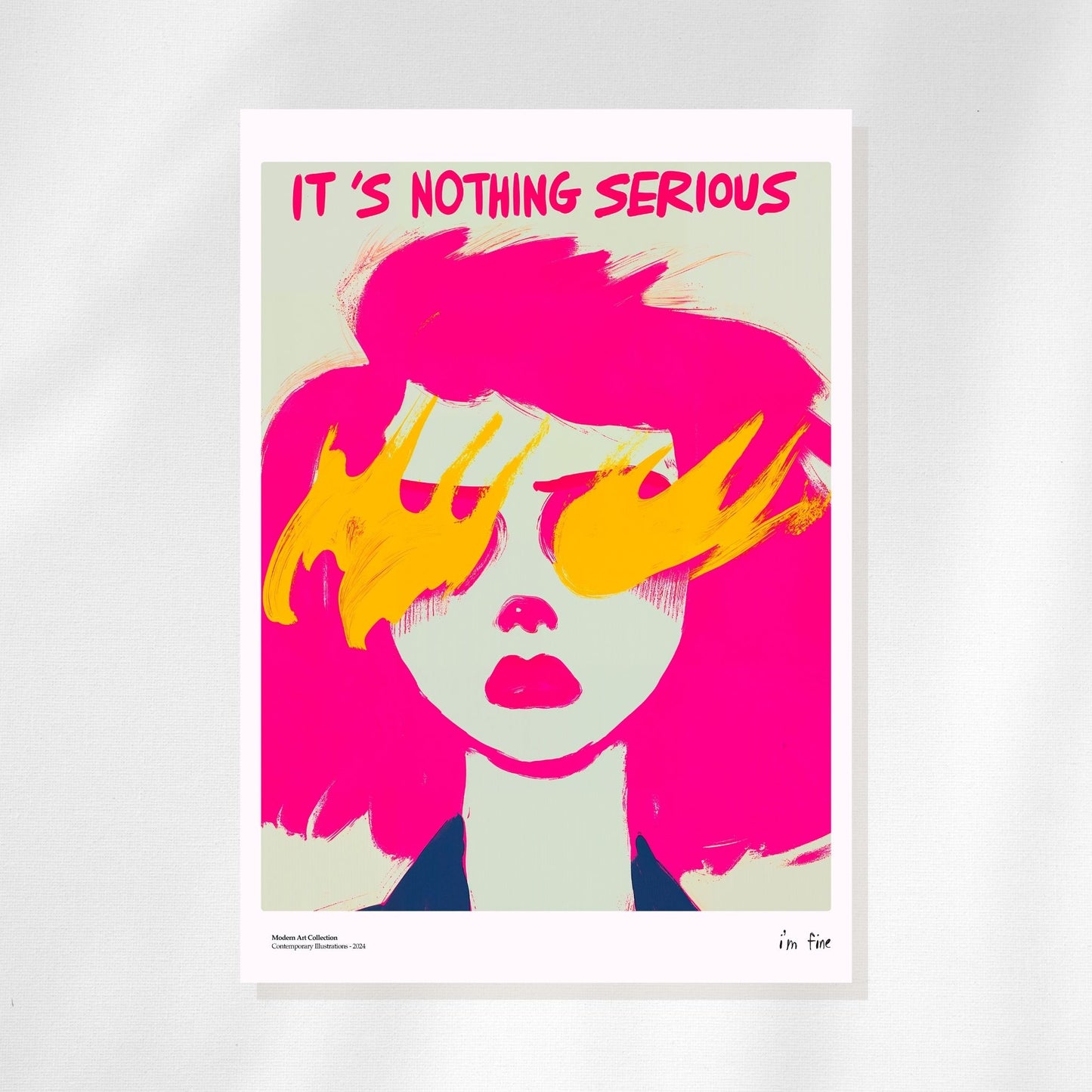 It's Nothing Serious Refrigerator Magnet