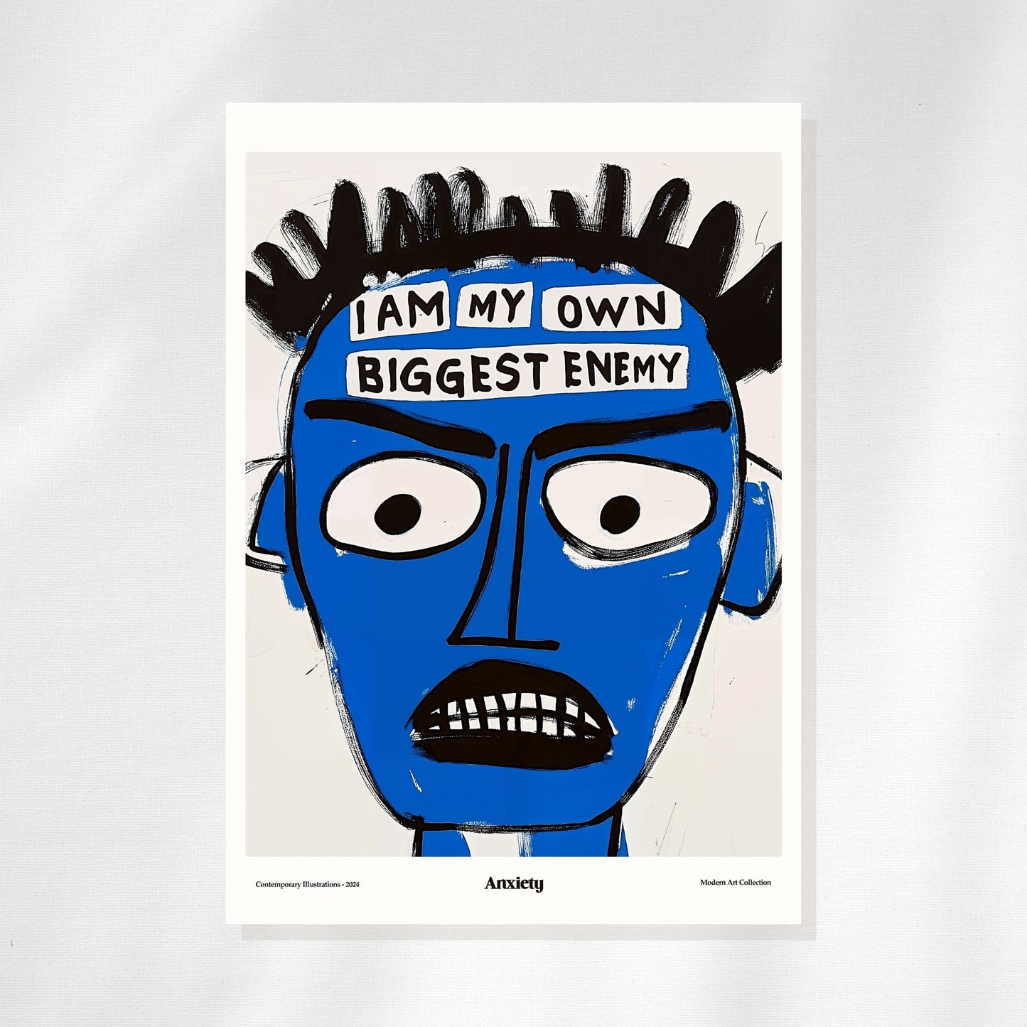 I Am My Own Biggest Enemy - 2x3 Inch Magnet