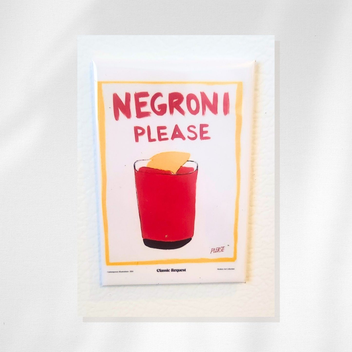 Negroni Please - 2x3 Inch Magnet